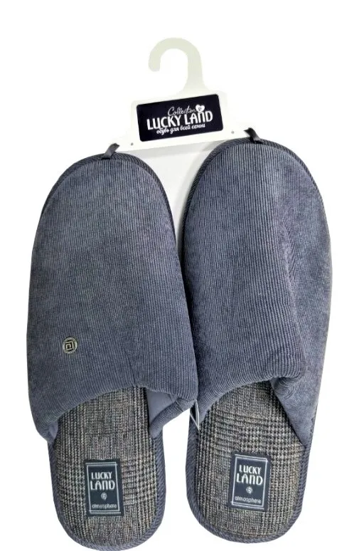 LUCKY LAND обувь домашняя мужская пантолеты 4815 M-CH-C р.46