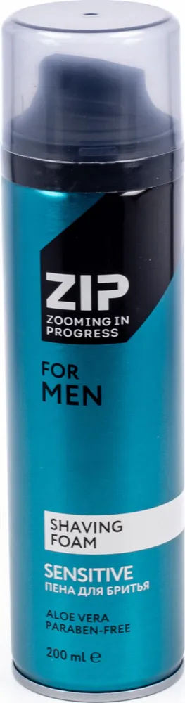 ZIP пена д/бритья sensitive 200мл