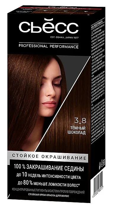 СЬЁСС COLOR краска д/волос т.3-8 т.шоколад