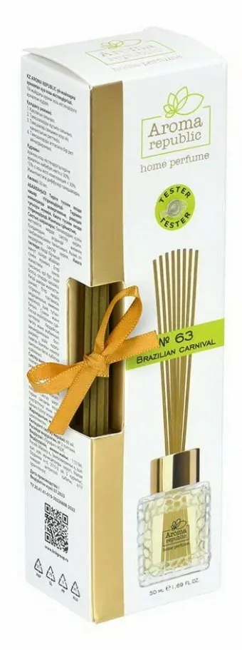AROMA REPUBLIC диффузор ароматический №63 brazilian carnival 50мл/12