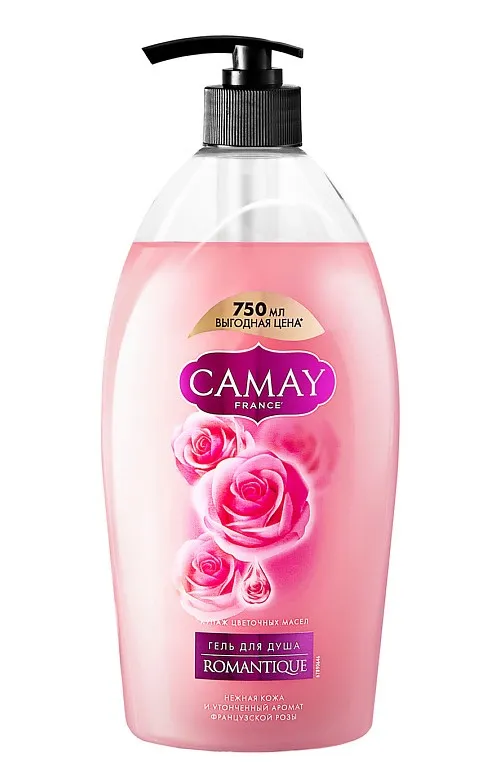 CAMAY гель д/душа романтик 750мл                                                                   