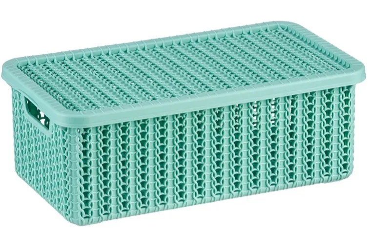 ВЯЗАНИЕ коробка 3л цв.фисташковый М2369/12