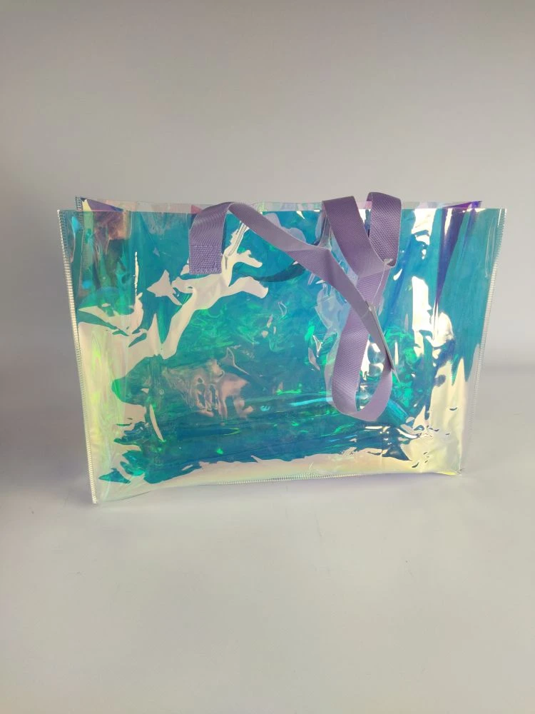 Сумка радужная ПВХ 35*25*12см ED25412