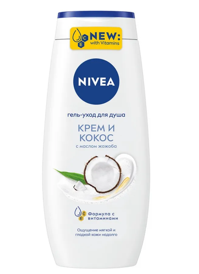 NIVEA гель д/душа крем кокос 250мл 83606