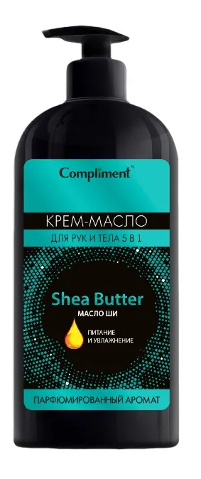 COMPLIMENT крем-масло д/рук и тела парфюмированное с маслом ши 400мл