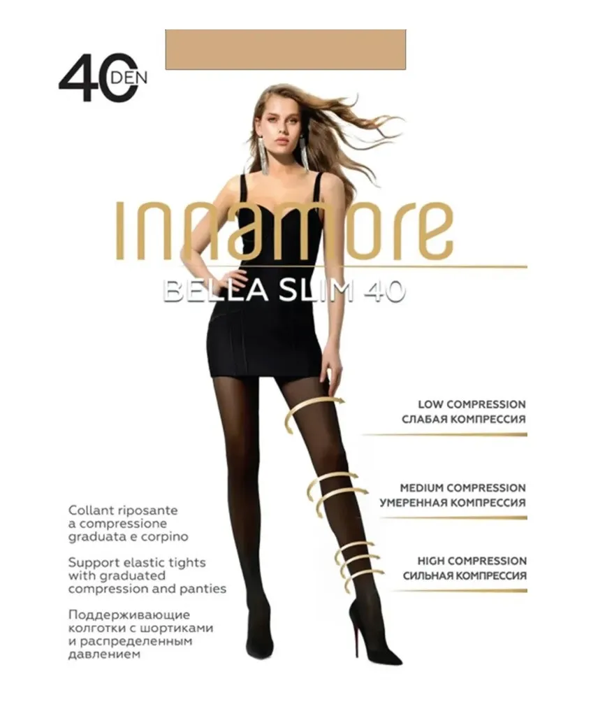 INNAMORE колготки женские bella slim 20 дайно р.3