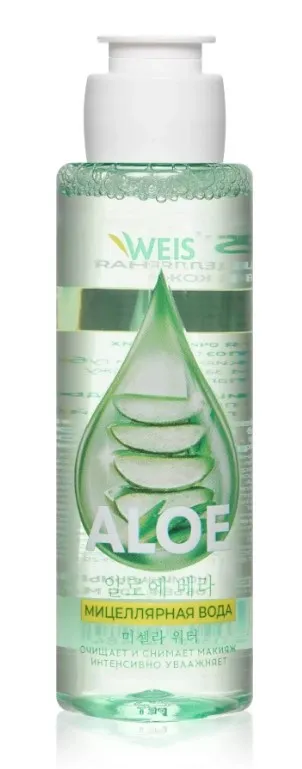 WEIS вода мицеллярная aloe д/всех типов кожи 100мл