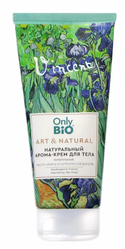 ONLY BIO ART & NATURALL арома-крем д/тела масло ириса и бурбонская ваниль 200мл