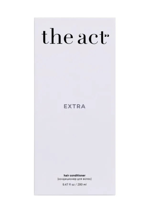 THE ACT кондиционер д/волос разглаживающий extra c маслами и протеинами 280мл