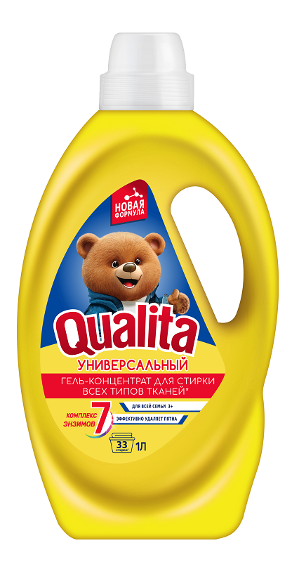 QUALITA гель д/стирки универсальный 1000мл