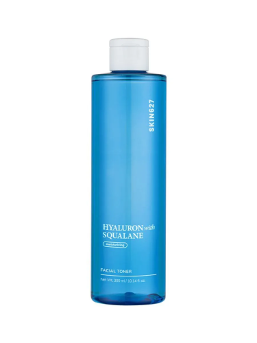 SKIN627 тонер д/лица увлажняющий с гиалуроном и скваланом 300мл