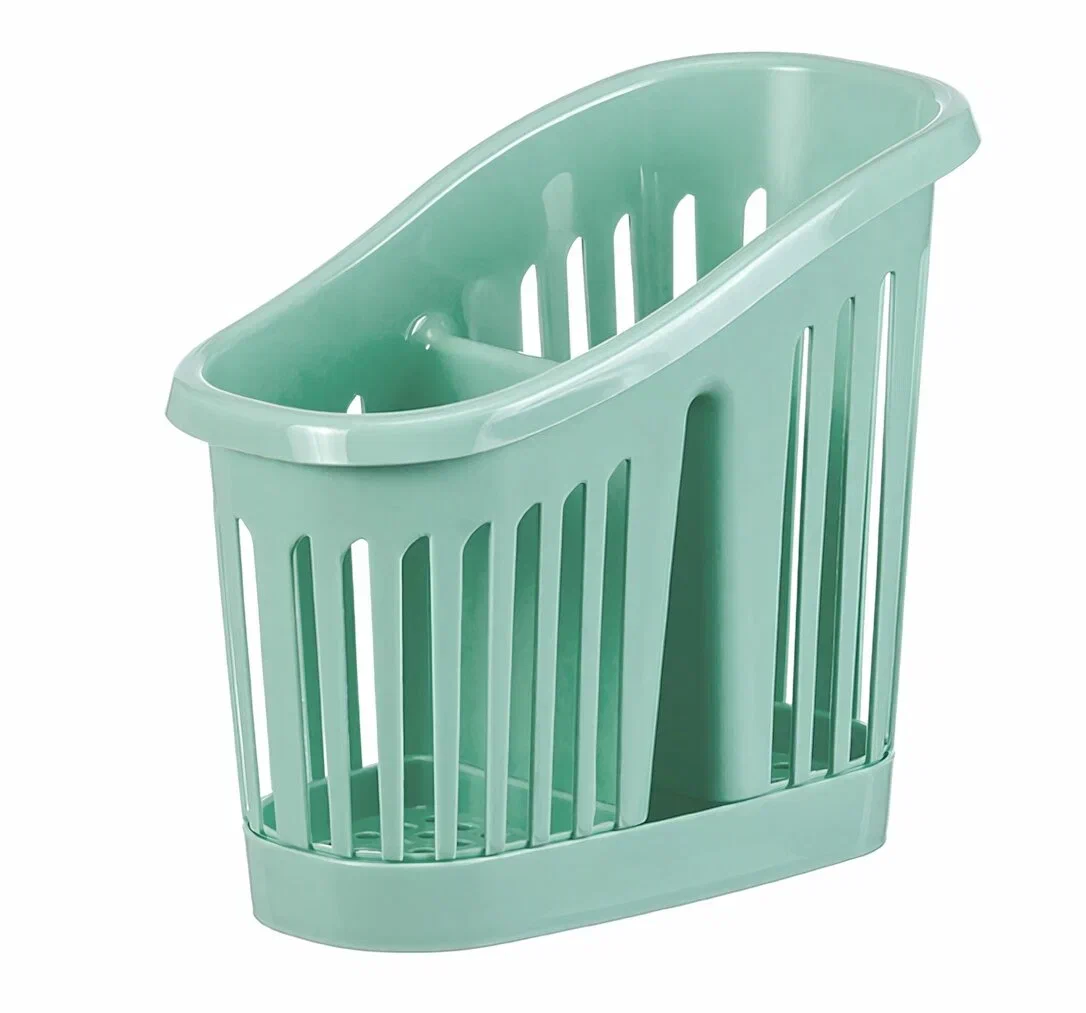 Сушилка д/столовых приборов 2 секции цвет фисташковый М1165