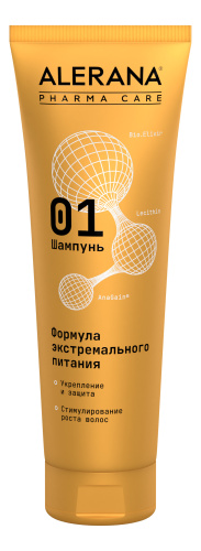 ALERANA Pharma care шампунь д/волос экстремальное питание 260мл