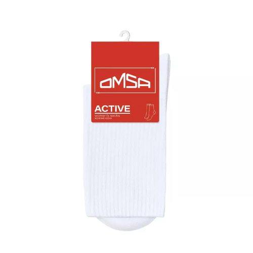 OMSA носки женские актив с высокой резинкой 152 bianco р.39-41
