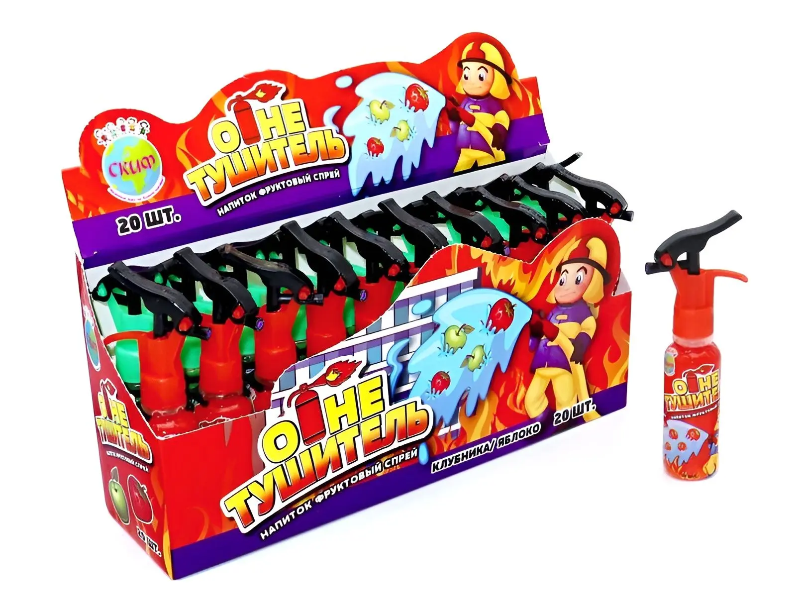 МОЗГ ZOMBIE конфета жидкая огнетушитель спрей 11г/30