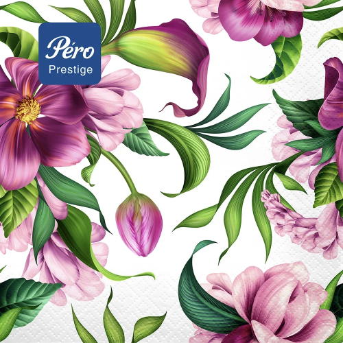 PERO Prestige салфетки столовые пурпур 3сл. 33*33см 20шт                                           