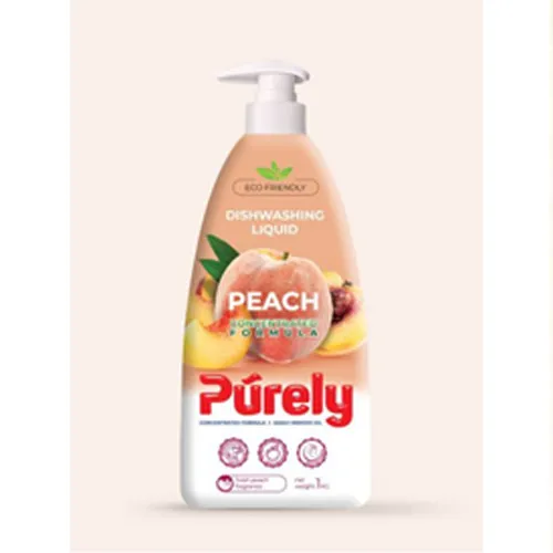 PURELY средство д/мытья посуды персик 1000мл                                                       