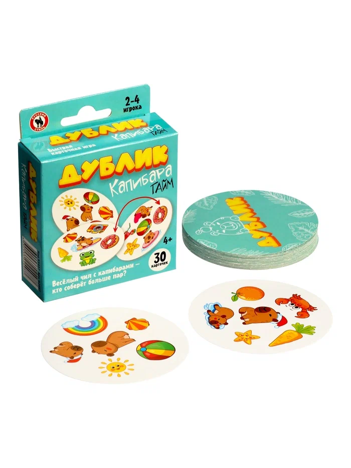 Игра настольная дублик капибара тайм 02497