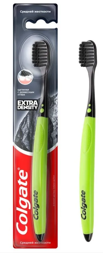 COLGATE щетка зубная extra density средняя