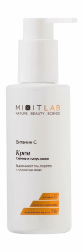 MIXIT Lab крем д/лица д/всех типов кожи vitamin C и церамидами 150мл