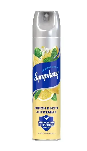 SYMPHONY освежитель воздуха антитабак 300мл (6)