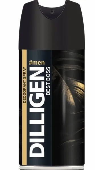 DILLIGEN дезодорант мужской спрей best boss 150мл