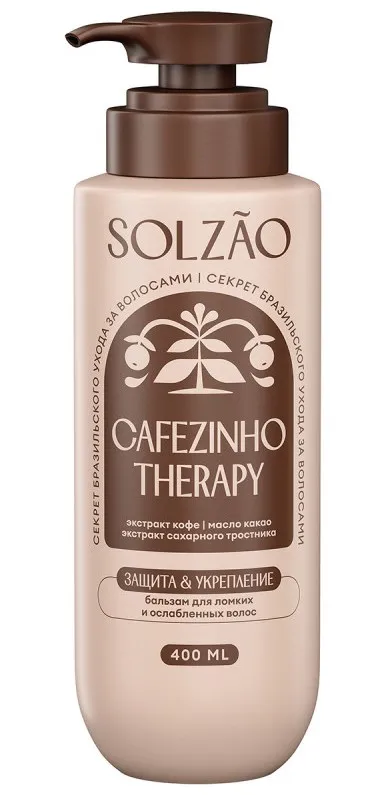 SOLZAO бальзам д/волос укрепление и защита от ломкости 400мл