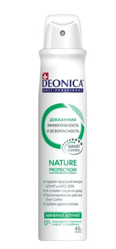 DEONICA антиперспирант жен. nature рrotection 200мл спрей