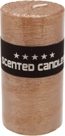 NATA M свеча интерьерная пеньковая бронза 5*10см