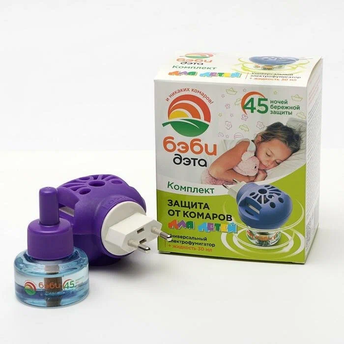 INSECTO БЭБИ ДЭТА комплект (унив. фумигатор + жидкость 45 ночей)/16