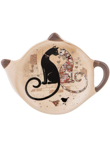 AGNESS Парижские коты подставка под чайные пакетики 358-1738