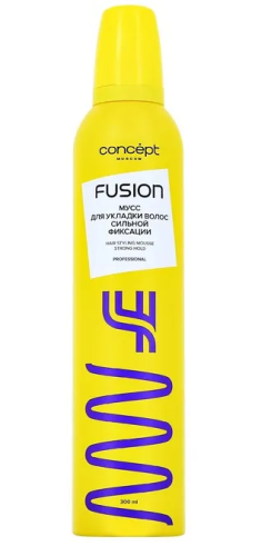 CONCEPT мусс д/волос сильной фиксации 300мл