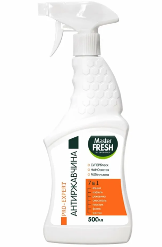MASTER FRESH Pro-Expert средство чистящее д/ванн от налета и ржавчины 500мл