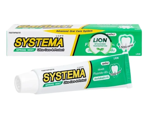LION паста зубная systema весенние цветы 160г