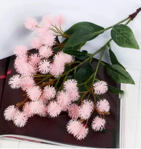 Цветы искусственные рицина 2,5х73см розовый 4738193