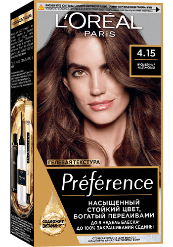 LOREAL PREFERENCE RECITAL краска д/волос т.415 каракас т. каштан