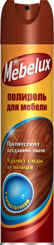 MEBELUX полироль д/мебели c антистатиком 300мл