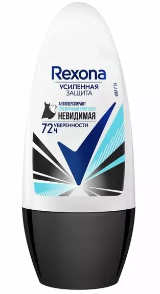 REXONA антиперспирант жен. прозрачный кристалл 50мл ролл