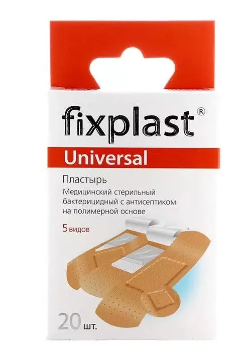 FIXPLAST пластырь на полимерной основе univer №20/10