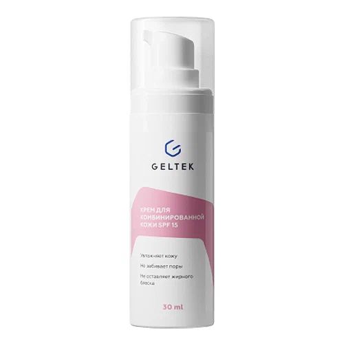 GELTEK крем д/лица д/комбинированной кожи SPF 15 30мл