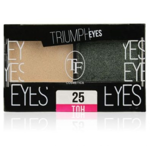 TRIUMPH тени д/век двухцветные cte33 т.25