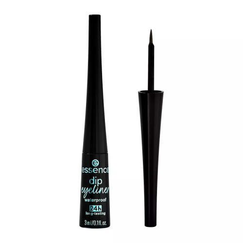 ESSENCE подводка д/глаз dip eyeliner waterproof 24h long-lasting т.01