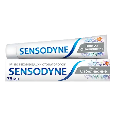 SENSODYNE паста зубная whitening 75мл
