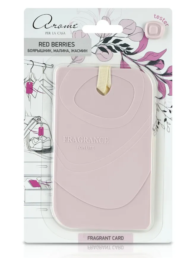 АЕР Fragrant Card ароматизатор д/дома red berries
