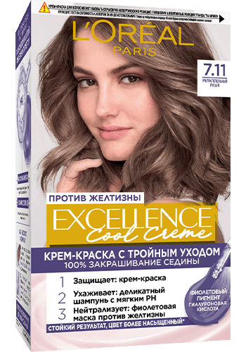 LOREAL EXCELLENCE краска д/волос т.7.11 русый