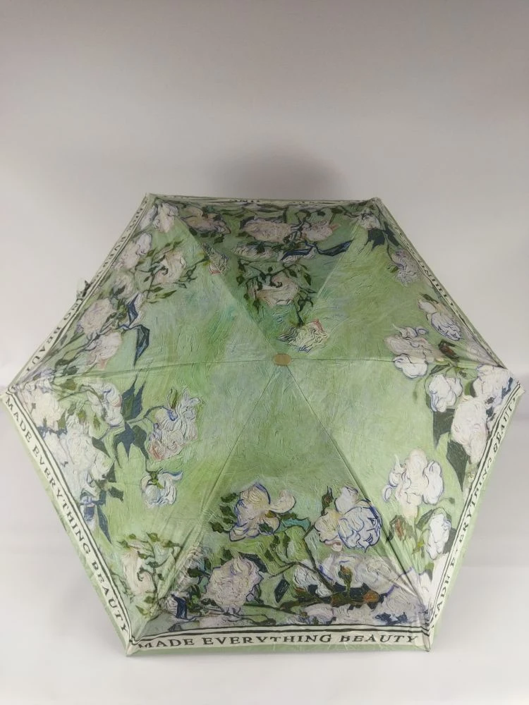 Зонт механический 4 сложения Живопись Д:50см ED25460