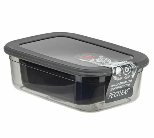 Набор емкостей д/продуктов респект 400/670/1,2л 3шт М1264/16