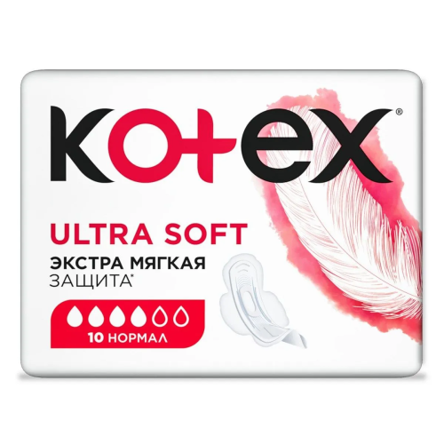 KOTEX прокладки ultra soft normal 10шт