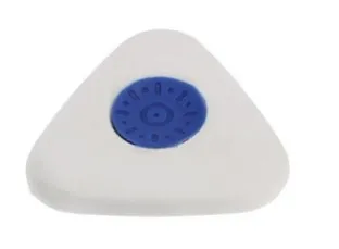 Ластик синтетичиский каучук белый 1*4,5*4,5см Л-3204