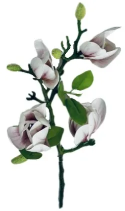 Цветок искусственный магнолия 15*10*65см